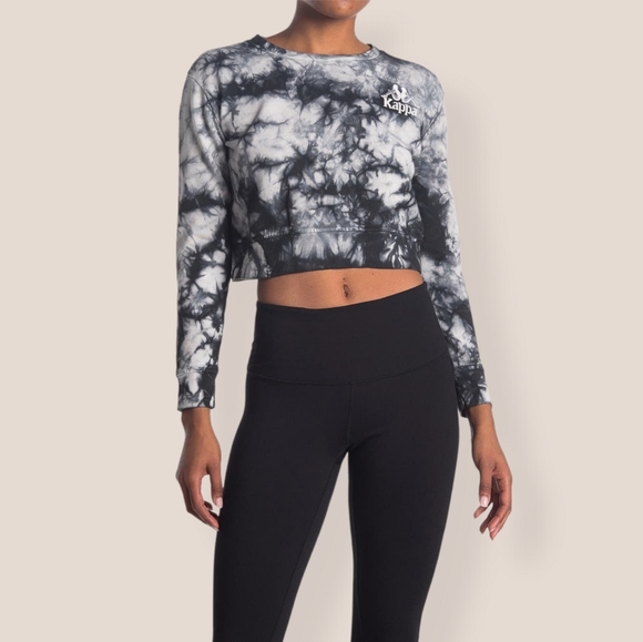 Kappa Marbled Tie-dye Cropped Sweater - Picture 2 of 3